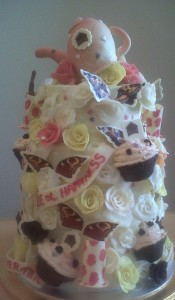 Chocolate Wedding Cake Butterflies_and_cupcakes